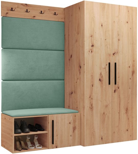 Garderoben-Set Mapreni I (Farbe: Artisan Eiche, Manila 11)