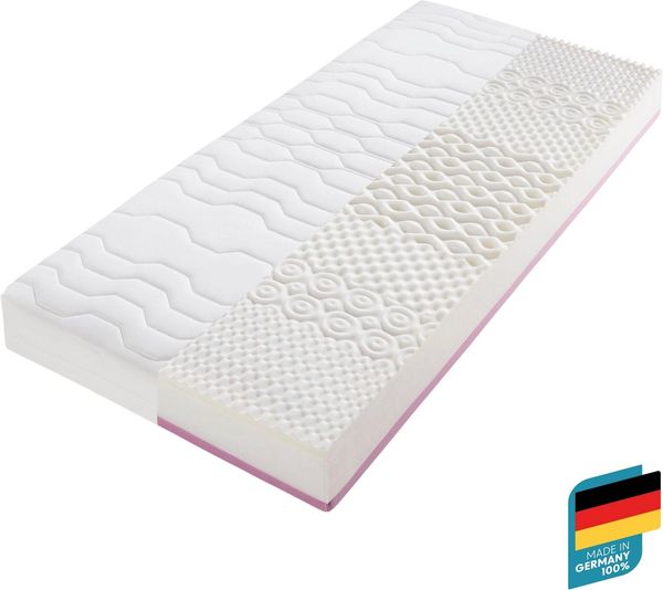 Taschenfederkernmatratze TFK Duoflex, Beco, 20 cm hoch, zwei Härtegrade in einer Matratze