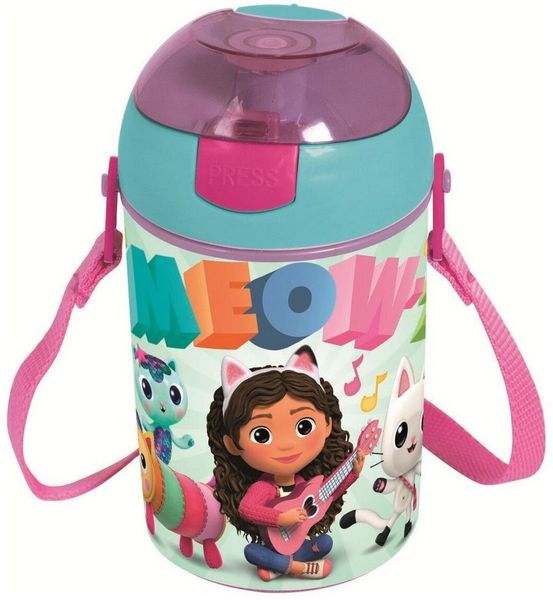 Gabby's Dollhouse Trinkflasche Gabby's Dollhouse Meow Sportflasche, 450 ml