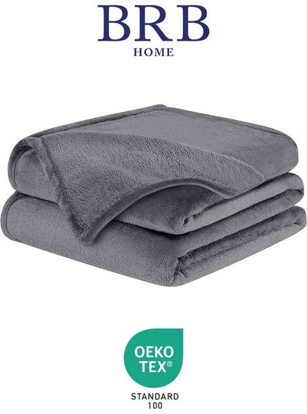 BRB HOME Tagesdecke Wohndecke, flauschige Kuscheldecke weiche Fleecedecke Bettüberwurf, tmungsaktiv, super weich und flauschig, hochwertig
