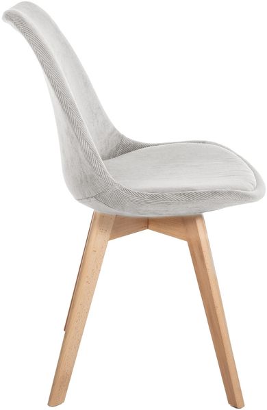 CLP Esszimmerstuhl Linares Mit Buchenholzgestell,beige Cord Bild 4