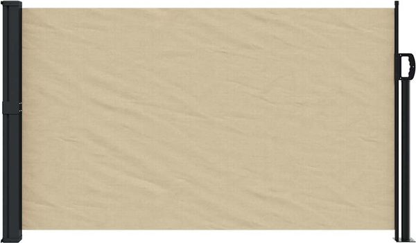 vidaXL Seitenmarkise Ausziehbar Beige 117x300 cm 4004285 Bild 3