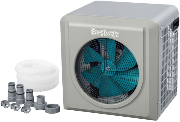 Bestway Wärmepumpe Air Energy, 1200 W Poolheizung, Titanium Wärmetauscher bis 30.000 Liter