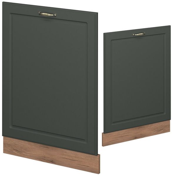 Geschirrspülblende Fame-Line Grün-Gold Landhaus 60 cm ohne Arbeitsplatte Vicco Bild 3