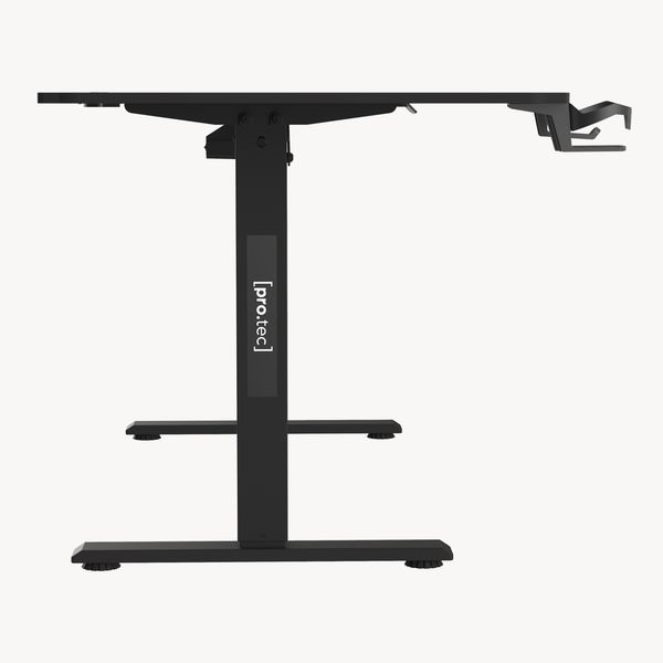 Höhenverstellbarer Tisch Stryn 160x75 cm Walnussoptik [pro. tec] Bild 6
