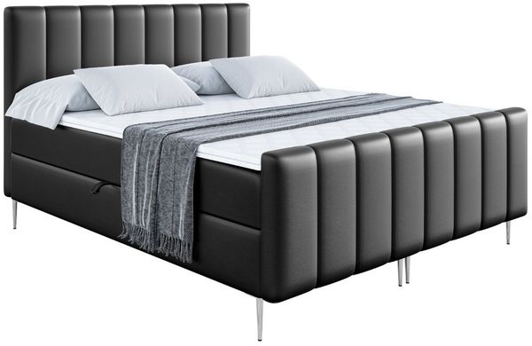 ALTDECOR Boxbett OTTA-F-Z (Multipocket-Matratze H4, H3 Matratze Bonellfederung, Topper, Kopfteil)