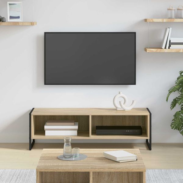 vidaXL TV-Schränk Sonoma 100 x 36,5 x 30,5 cm Holzwerkstoff 886553
