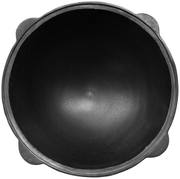 4BIG. fun Grilltopf NAMANGAN 16L Uzbek Kasan Gusseisen Grilltopf WOK Feuertopf Campingtopf, Gusseisen (Gusseisener Kasan mit Deckel) Bild 4