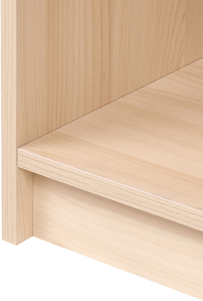 Bücherregal mit 3 Ebenen ZEHNA 117 cm Hellbraun Bild 6