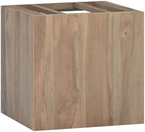 vidaXL Wand-Badschrank 46x25,5x40 cm Massivholz Teak 338252