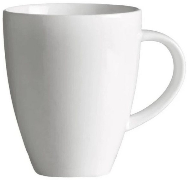 Ritzenhoff & Breker Melodie Kaffeebecher, Kaffee Becher, Tasse, Geschirr, Porzellan, Weiß, 300 ml, 580020