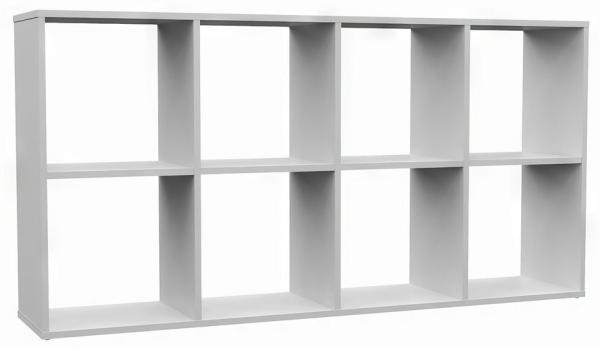 ibonto Bücherregal Modernes 2X4 Vielseitiges Würfelregal & Standregal Wohnzimmer&Büro