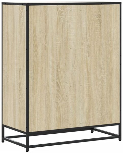 vidaXL Schuhschrank Sonoma Eiche 75x38x97,5 cm Holzwerkstoff Metall 3300876 Bild 6