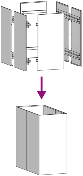 vidaXL Pflanzkübel Rostig 40x80x80 cm Wetterfester Stahl 860779 Bild 6
