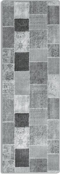 Floordirekt Läufer Monsano, Teppichläufer erhältlich in 2 Farben & vielen Größen, rechteckig, Höhe: 7 mm, Patchwork-Design
