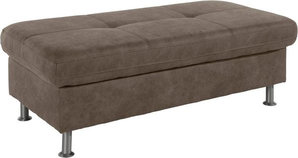 exxpo - sofa fashion Hocker Maretto Bankhocker mit tollem Sitzkomfort, praktisches Staufach unter der Sitzfläche