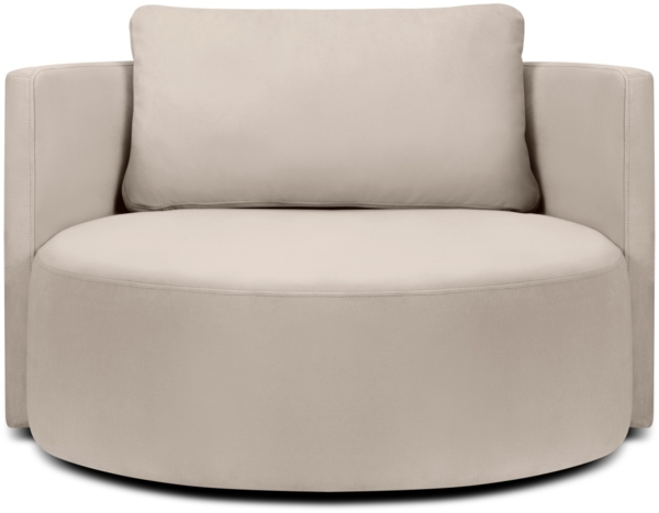 Micadoni Sessel Bliss 1-Sitzer Samt Beige