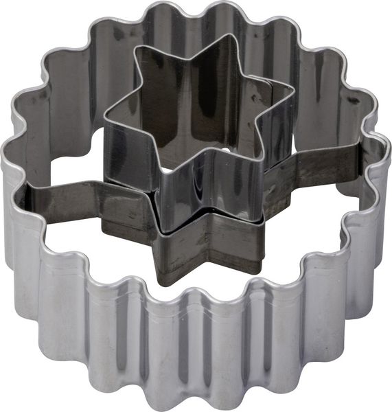 Zenker Ausstechform Linzer Stern Ø 5,4 x 3,6 cm silber