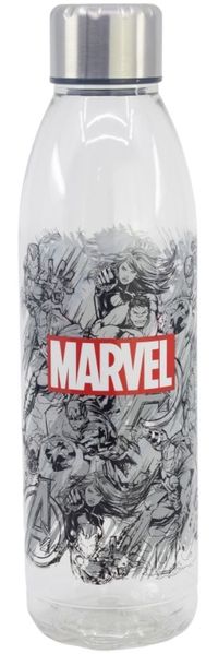 Kunststoff MotivTrinkflasche 980ml Flasche mit Deckel Kinderflasche Avengers
