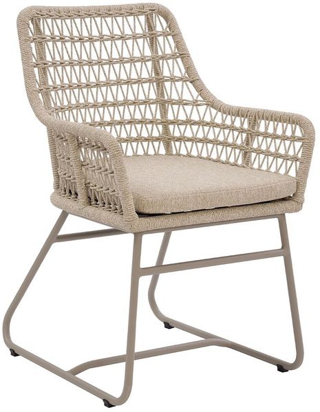 Gartenstuhl Brooklyn Verona, Rope, Beige, 59 x 87 x 61 cm