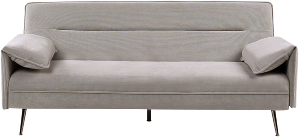 Schlafsofa 3-Sitzer VAYLA Stoff Grau