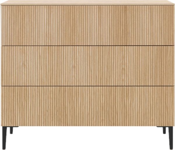 Kidsmill Levi Kommode - Inkl. Runden Möbelfüßen - - Material: MDF / Spanplatte - Babypark. de