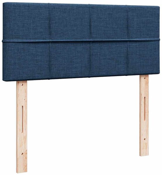 vidaXL Ottomane Bett mit Matratze & LEDs Blau 120x200 cm Stoff 3312304 Bild 10