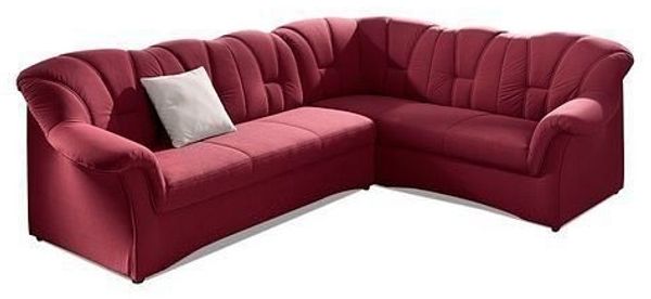 DOMO collection Ecksofa Papenburg B/T/H: 242/190/84 cm L-Form, wahlweise mit Bettfunktion, Langer Schenkel links oder rechts