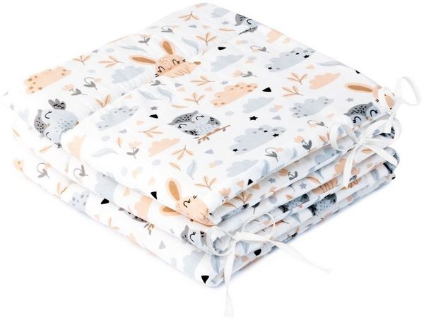 Amilian Bettnestchen - Bettumrandung 180x30 cm für Kinderbett 120x60 geeignet (Kopfschutz), (Nestchen, Kantenschutz), Umrandungen