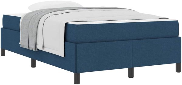 vidaXL Boxspringbett Blau 120 x 190 cm Stoff 3398849 Bild 2