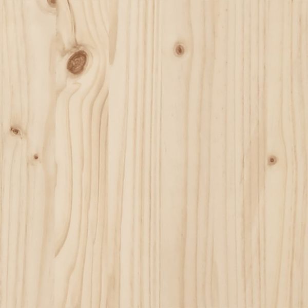 vidaXL Massivholzbett mit Regal ohne Matratze 180x200 cm Kiefernholz 3321632 Bild 10