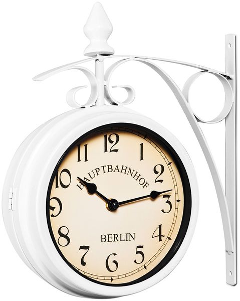 Monzana Wanduhr Vintage Weiß