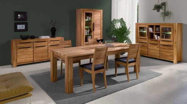 Home affaire Kommode, 6 Faächer und 3 Schubladen. schwarze Griffe