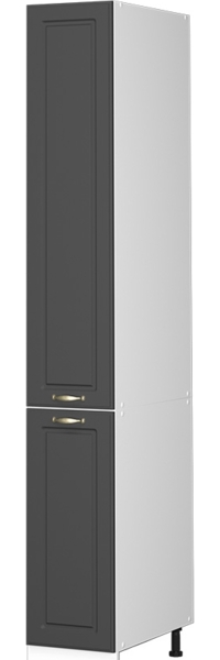 Badschrank Fame-Line Anthrazit-Gold 30 x 206.8 cm Vicco