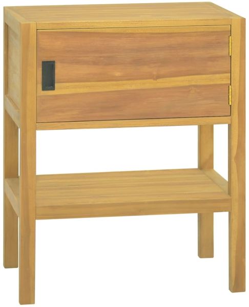 vidaXL Badschrank 60x40x75 cm Massivholz Teak 338249