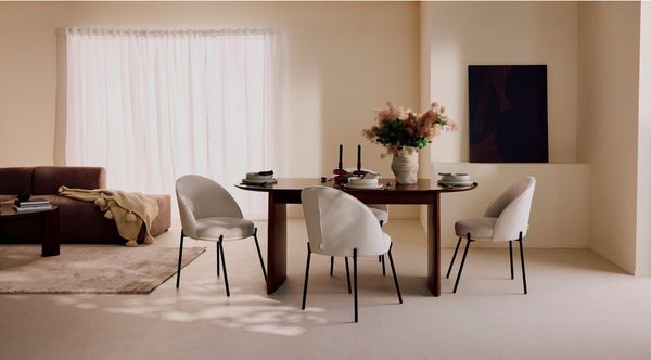 LeGer Home by Lena Gercke Esstisch Melinda, aus massivem Eschenholzfurnier, in zwei Breiten erhältlich