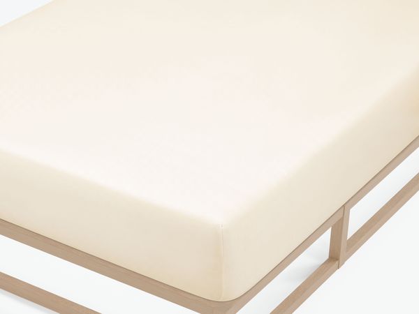 biberna Feinjersey-Spannbetttuch 0077144, natur, 1x 140x200 cm - 160x200 cm