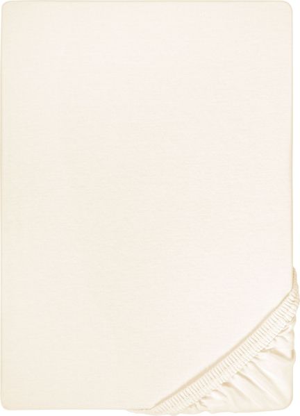 biberna Feinjersey-Spannbetttuch 0077144, natur, 1x 140x200 cm - 160x200 cm Bild 5