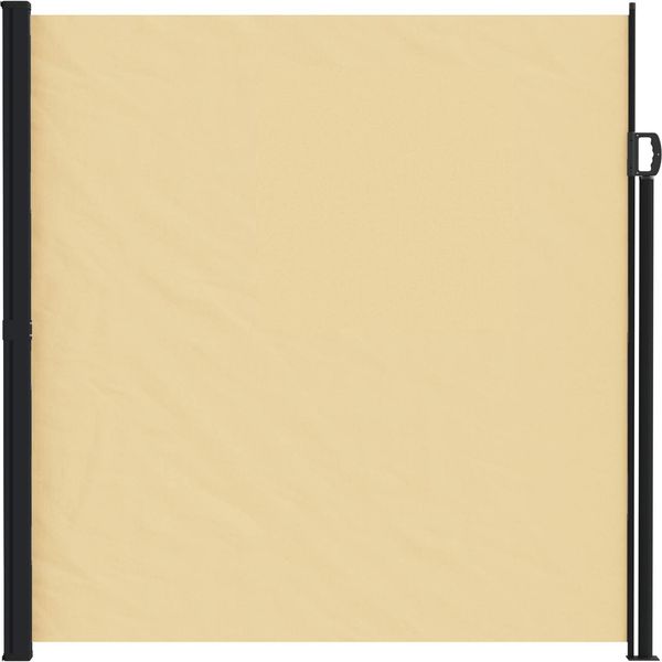 vidaXL Ausziehbares Seitenmarkise Sand 600 x 180 cm Polyester 42035528 Bild 2