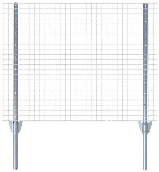 Zaunset Volierendraht Gartenzaun 1 x 10 m Drahtzaun 12 mm Zaun Komplett-Set