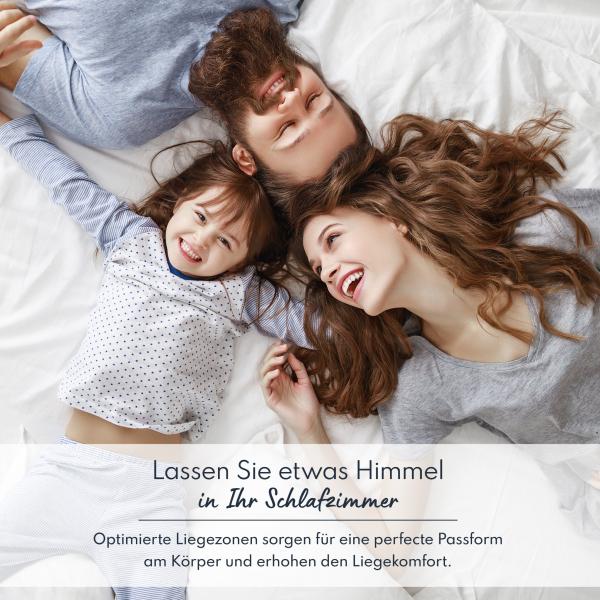 Matratze 90x200 cm Taschenfederkern Kokos 7 Zonen H3 H4 AMOR MAX HR Schaum 25 cm Bild 6