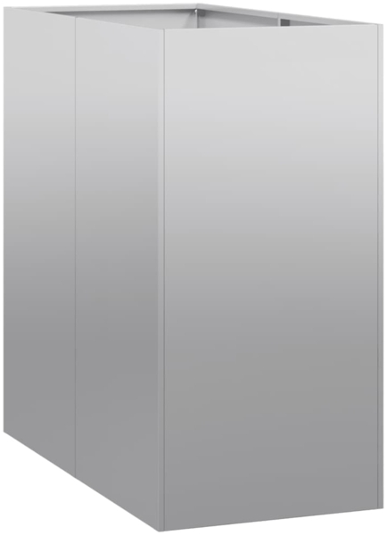 vidaXL Pflanzgefäß 40x80x80 cm Stahl verzinkt 860778