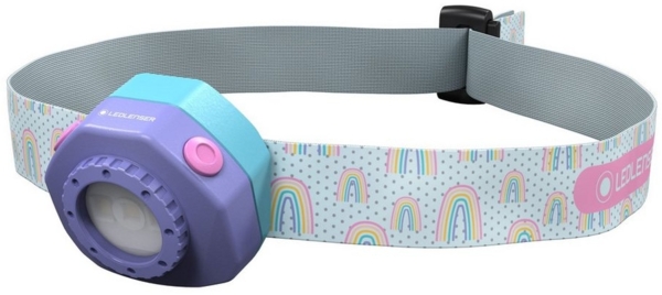 Ledlenser LED Stirnlampe KID LED 4R Regenbogen sicher, bunt, nachhaltig