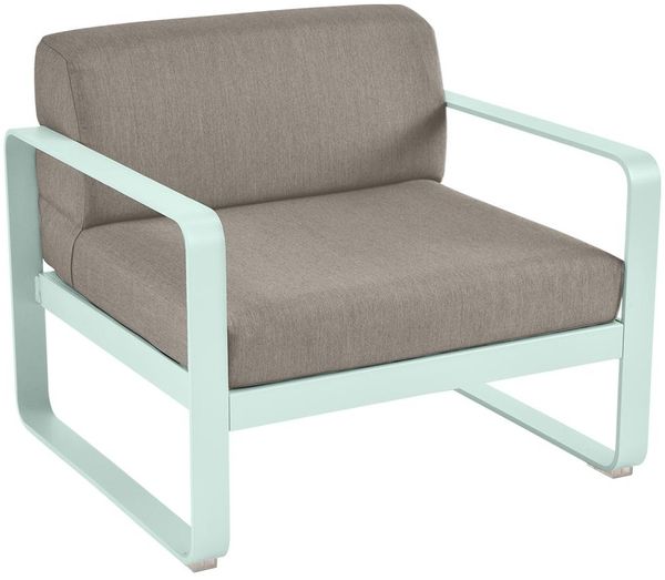Bellevie Lounge-Sessel Outdoor A7 Gletscherminze B8 Taupegrau