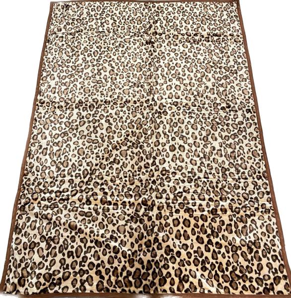 Almina Decke 160x220cm 1 Person Leoparden Muster Tagesdecke Kuscheldecke Wohndecke Fleecedecke Bettdecke Motiv 8