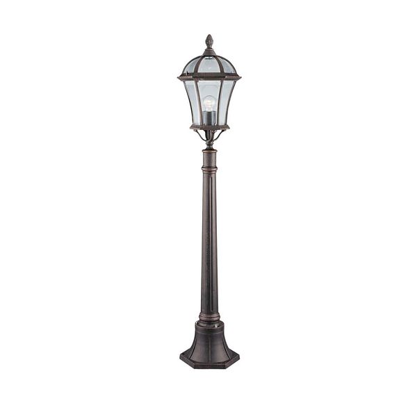 Stehlampe, Aluminium, Braun, H 130 cm, CAPRI
