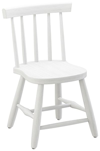 Kinderstuhl Enkel 3172 weiß gebeizte Massivbuche mit Bügel Sitzhöhe 370 mm
