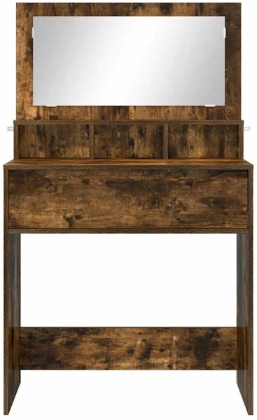 vidaXL Schlafzimmer-Frisiertische Geräucherte Eiche 80 x 39,6 x 135 cm 888982 Bild 5
