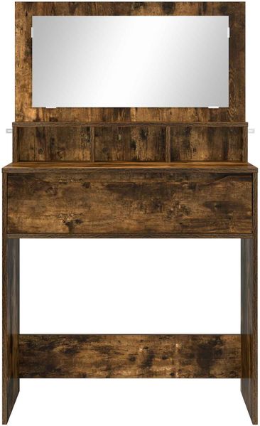 vidaXL Schlafzimmer-Frisiertische Geräucherte Eiche 80 x 39,6 x 135 cm 888982 Bild 6