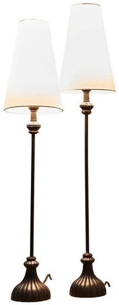 Mirabeau Tischleuchte Tischlampe 2er Set Ambrosse schwarz/creme